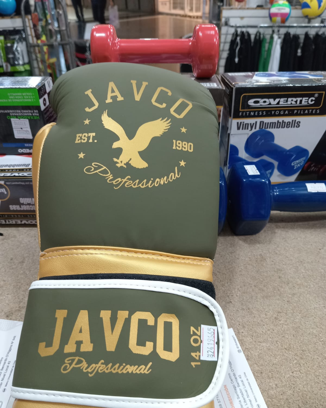 GUANTE DE BOXEO JAVCO PROFESIONAL ELITE