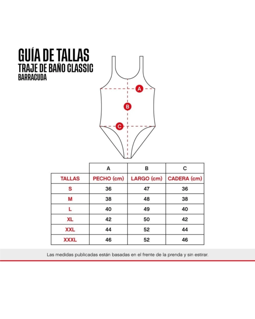 TRAJE DE BAÑO NIÑA CLASSIC BEND BARRACUDA TALLA 8