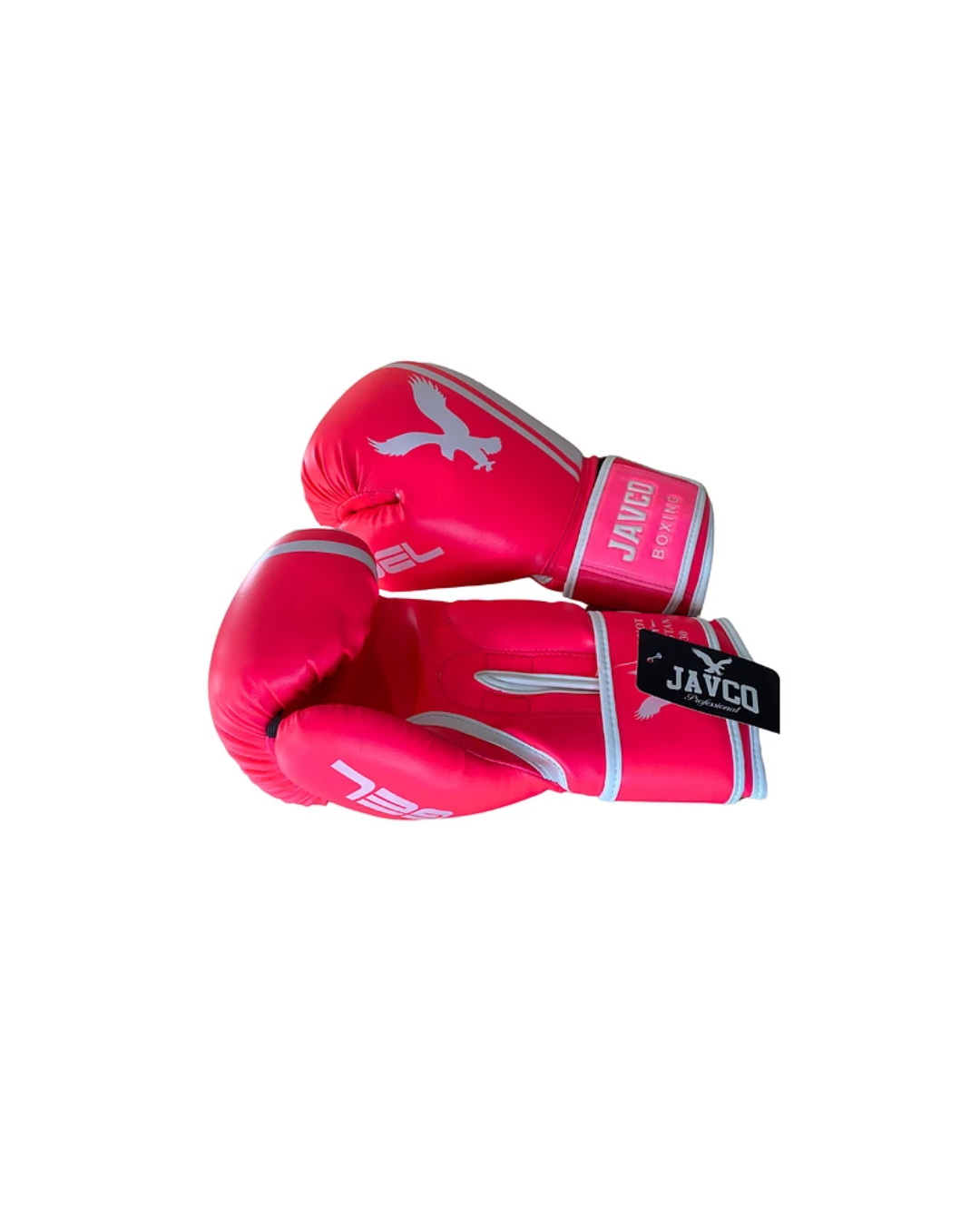 GUANTE DE BOX JAVCO GEL ROSADO-BLANCO