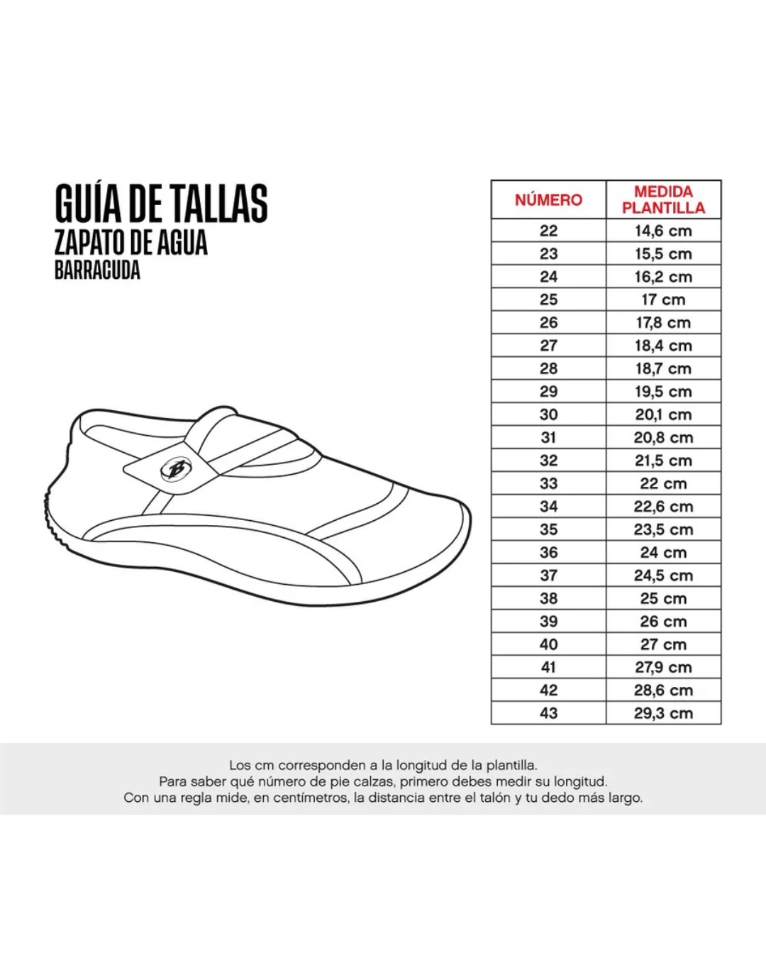 ZAPATO DE AGUA ROSADO-NEGRO BARRACUDA