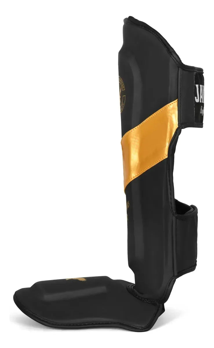 CANILLERA CON EMPEINERA JAVCO KICK BOXING & MUAY THAI NEGRA F.DORADA
