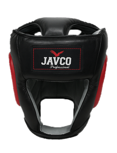 CABEZAL PROTECTOR CON REJILLA JAVCO ROJO NEGRO