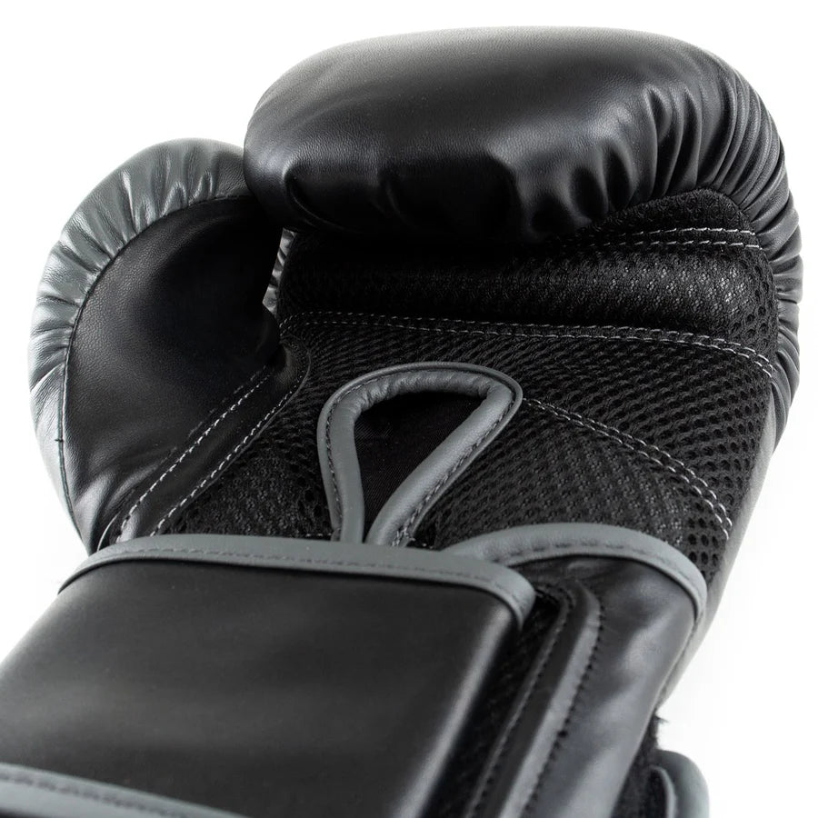 GUANTE BOX EVERLAST POWERLOCK 2 NEGRO GRIS 14 OZ.