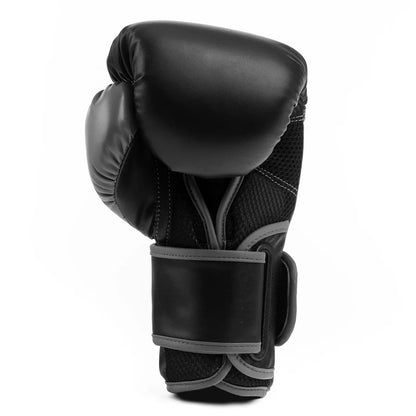 GUANTE  BOX EVERLAST POWERLOCK 2 NEGRO GRIS 12 OZ.