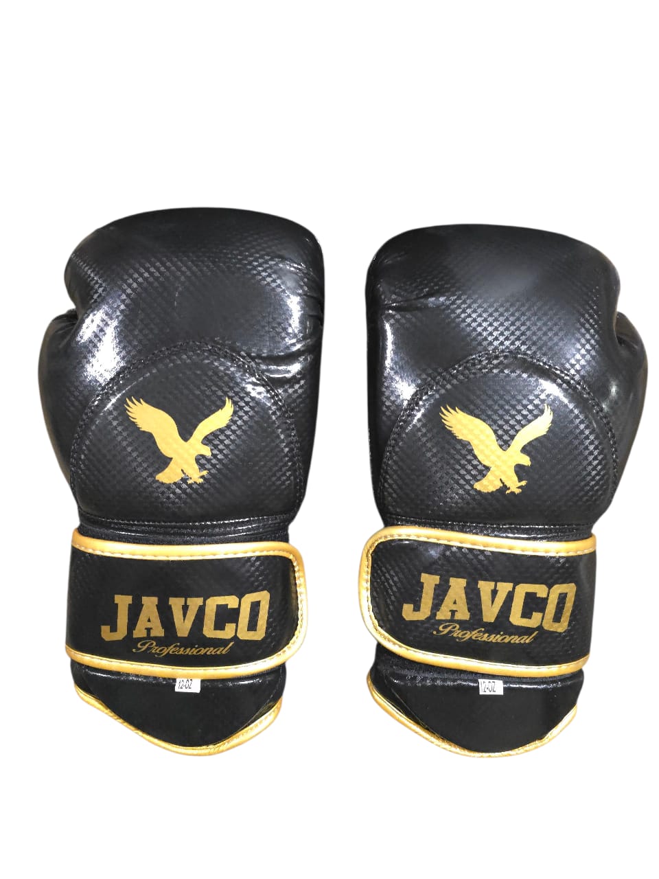 GUANTE DE BOX JAVCO- KICKBOXING-MUAY THAI NEGRO AGUILA DORADA