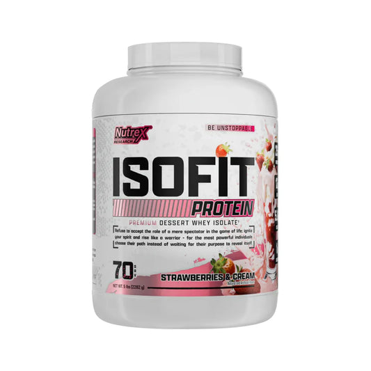 NUTREX PROTEINA ISOFIT 5 LB STRAWBERRY&CREAM