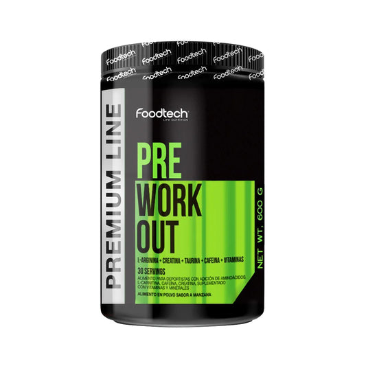 FOODTECH PREWORKOUT PREMIUM LINE 600G. 30SRV