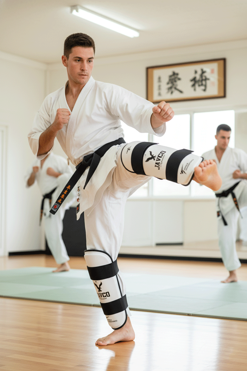 CANILLERA RÍGIDA KARATE