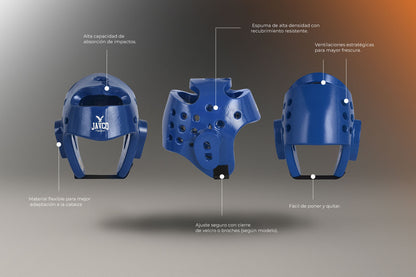 CABEZAL TKD. ARTES MARCIALES JAVCO ROJO