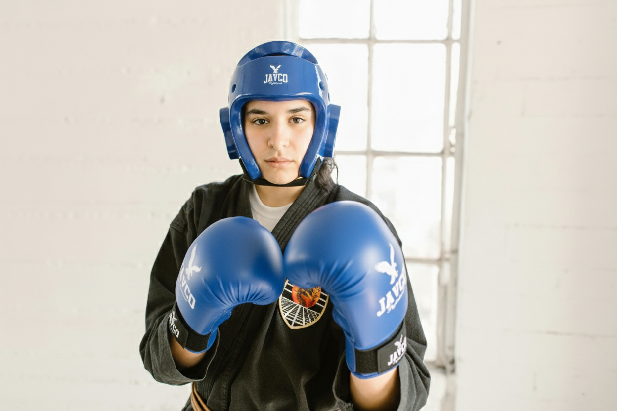 CABEZAL TKD. ARTES MARCIALES JAVCO ROJO