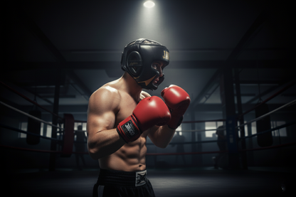 CABEZAL PROTECTOR DE BOXEO JAVCONEGRO DORADO