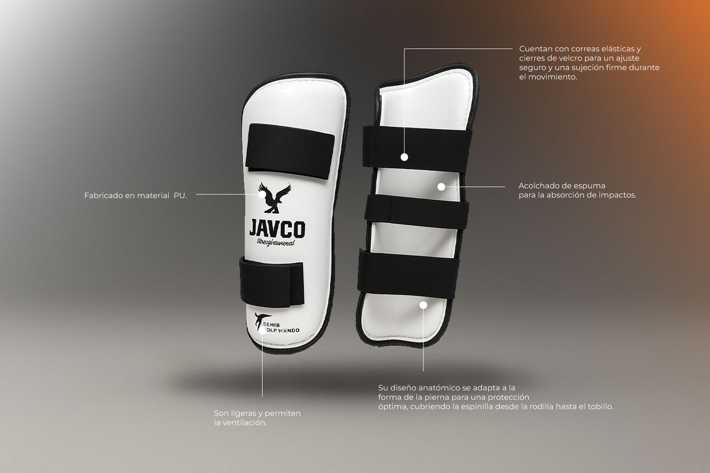 CANILLERA RÍGIDA KARATE