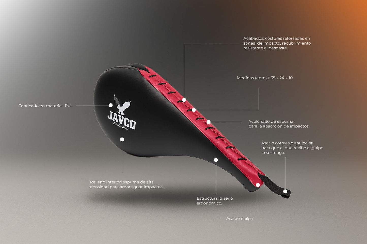 PALETA DE ENTRENAMIENTO DOBLE, ARTES MARCIALES