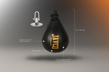 PERA DE ENTRENAMIENTO JAVCO CON ROTOR NEGRO DORADO