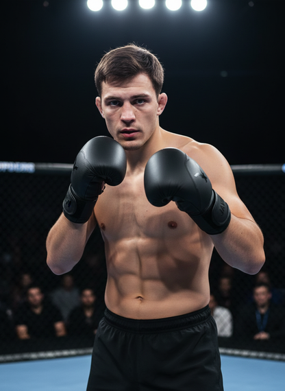 GUANTE DE BOX JAVCO- KICKBOXING-MUAY THAI NEGRO