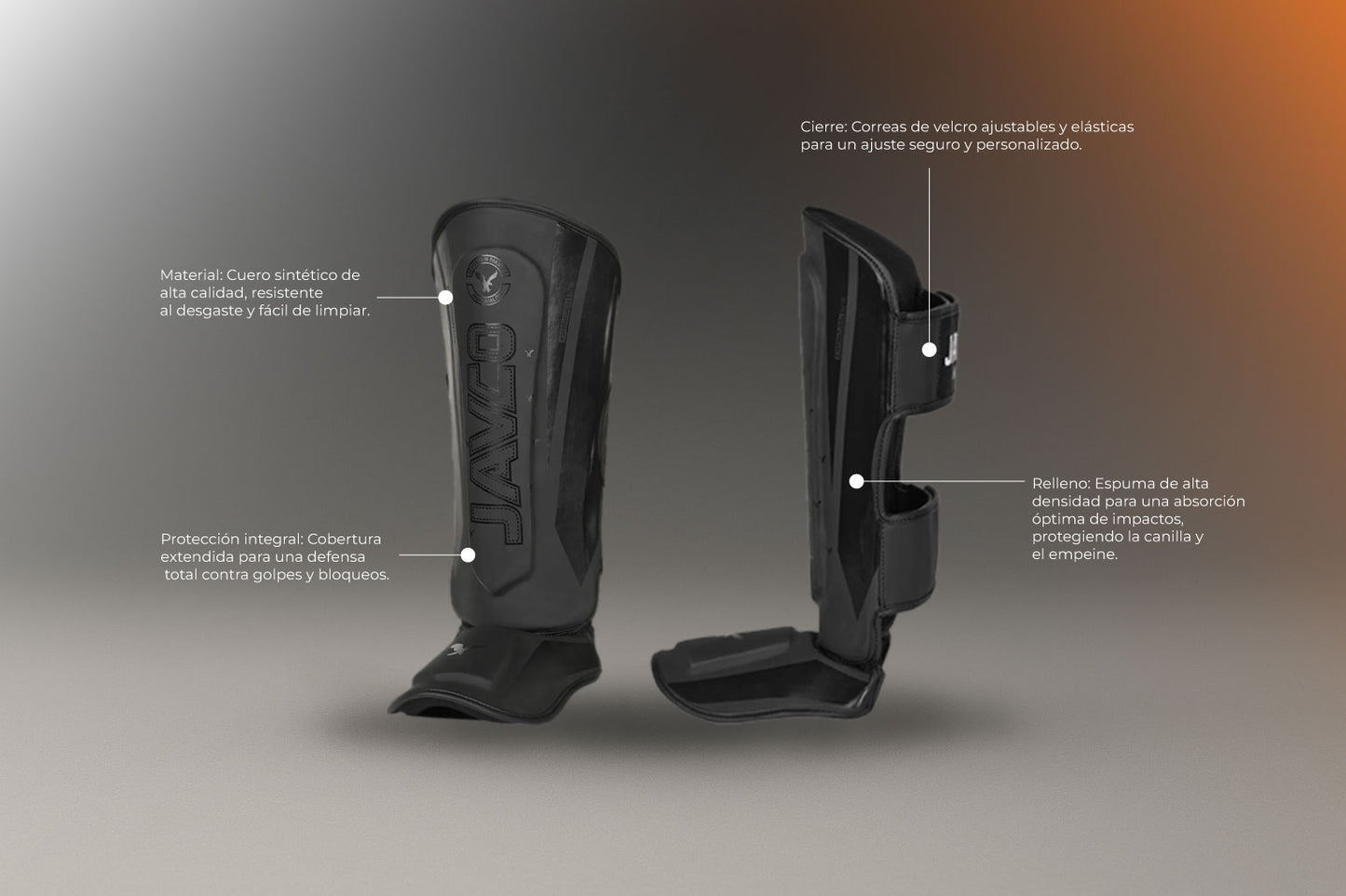 CANILLERA CON EMPEINERA JAVCO KICK BOXING & MUAY THAI